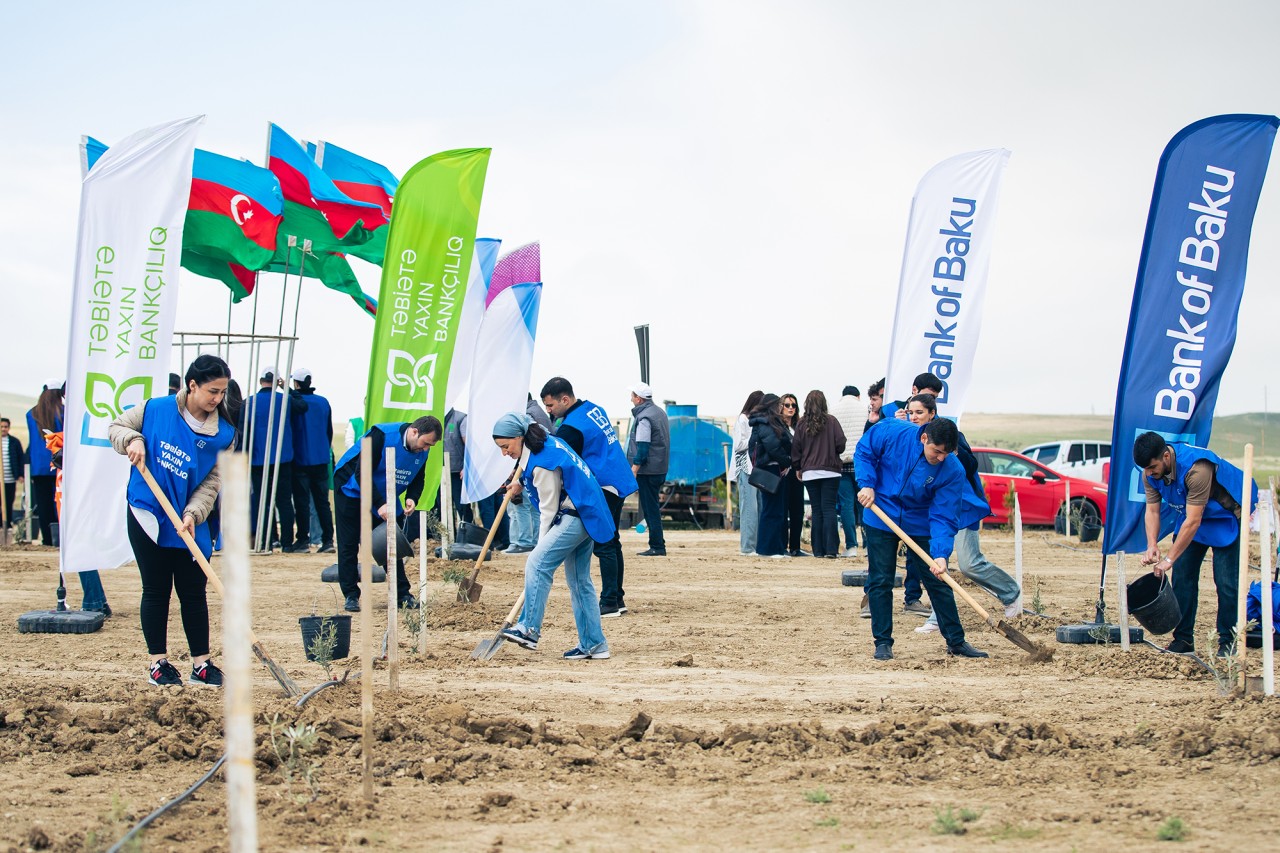 Bank of Baku-dan 1 milyon ağac hədəfinə dəstək - FOTOLAR